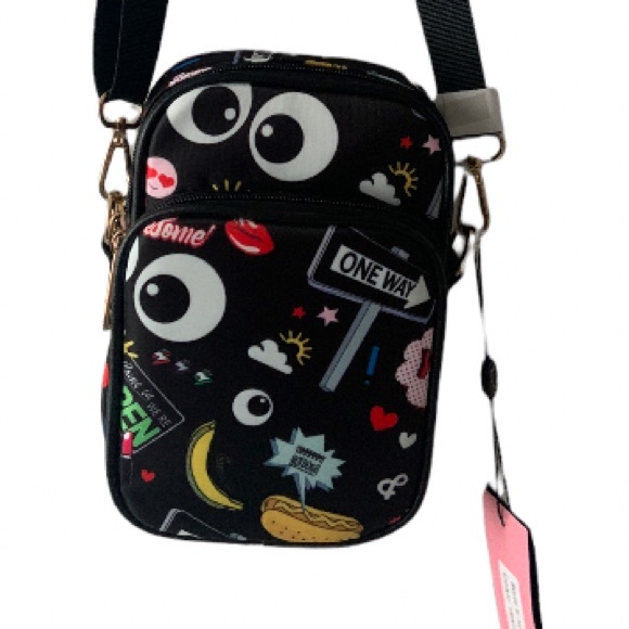 Like Dreams Mini Crossbody Emoji Print Bag - New with tags - Picture 2 of 5